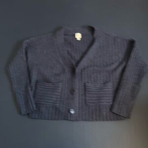 Roan and Ryan Blue Cardigan, Small